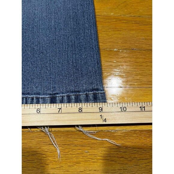 SO Jeans Women's Size 5 Blue Mid Rise Flared Embroidered Cowboy Cottagecore - Picture 4 of 7